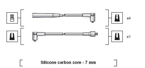 MAGNETI MARELLI Zündleitungssatz 941318111071