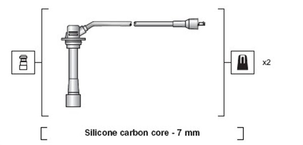 MAGNETI MARELLI Zündleitungssatz 941318111135