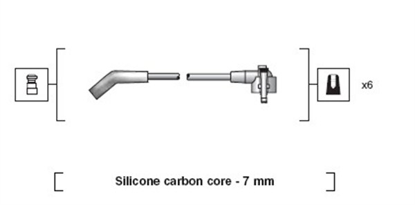 MAGNETI MARELLI Zündleitungssatz 941318111137