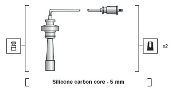 MAGNETI MARELLI Zündleitungssatz 941318111192
