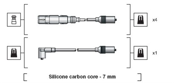 MAGNETI MARELLI Zündleitungssatz 941318111270