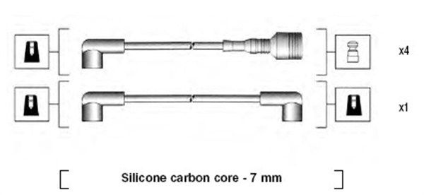 MAGNETI MARELLI Zündleitungssatz 941044060500 für ALFA ROMEO