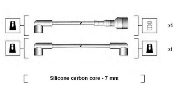 MAGNETI MARELLI Zündleitungssatz 941044120502 für ALFA ROMEO