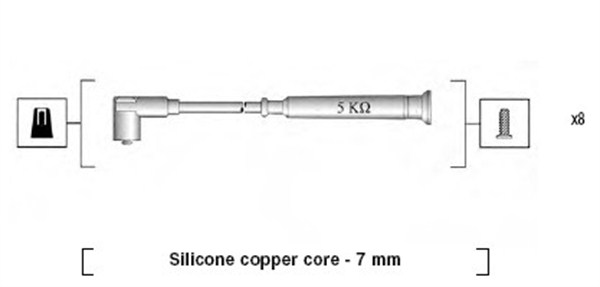 MAGNETI MARELLI Zündleitungssatz 941045340520 für ALFA ROMEO