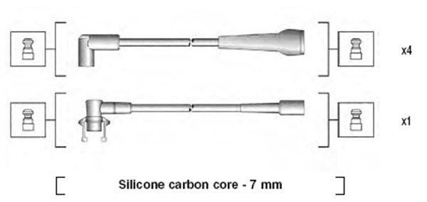 MAGNETI MARELLI Zündleitungssatz 941145200717
