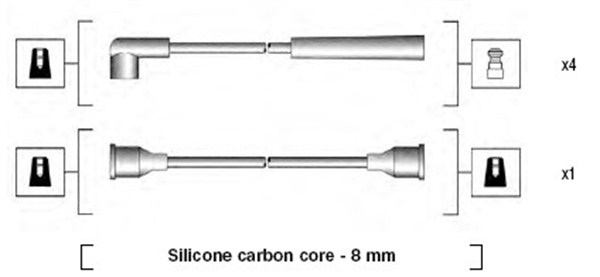 MAGNETI MARELLI Zündleitungssatz 941185070768