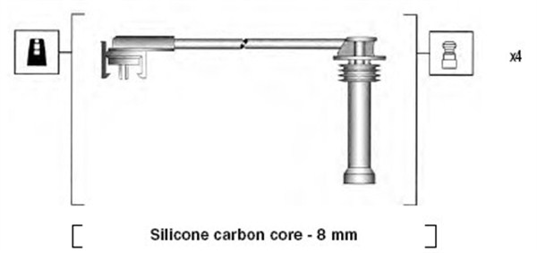 MAGNETI MARELLI Zündleitungssatz 941185200777