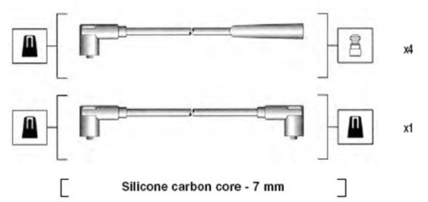 MAGNETI MARELLI Zündleitungssatz 941275010837