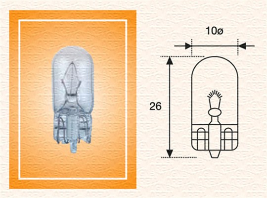 MAGNETI MARELLI Glühlampe 003822100000 W3W für Iveco TOFAS