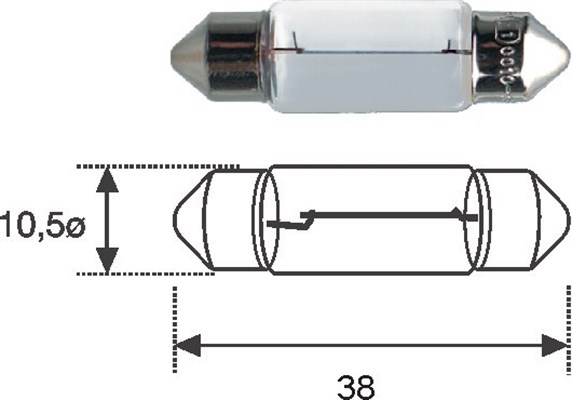MAGNETI MARELLI Glühlampe 009418100000 C5W für Iveco TOFAS