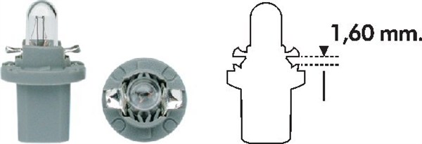 MAGNETI MARELLI Glühlampe 003724100000 für Iveco TOFAS