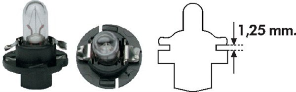 MAGNETI MARELLI Glühlampe 002053000000 für Audi TOFAS