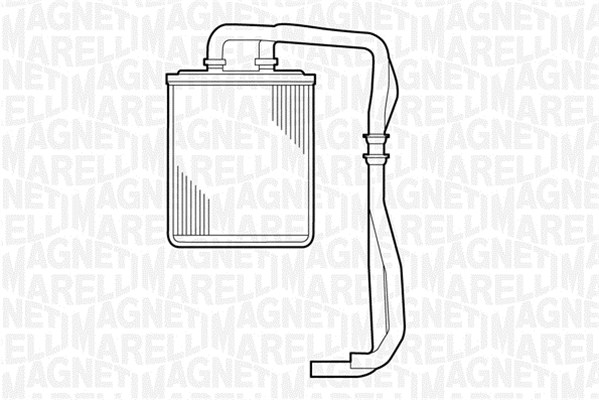 MAGNETI MARELLI Wärmetauscher, Innenraumheizung 350218309000 für Iveco