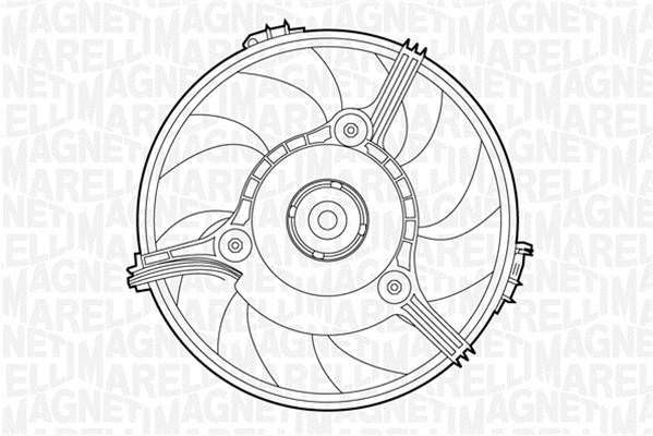 Magneti Marelli Lüfter, Motorkühlung 069422263010 Für Vag