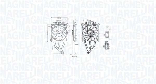 MAGNETI MARELLI Lüfter, Motorkühlung 069422854010 für ALFAROME/Fiat/LANCI