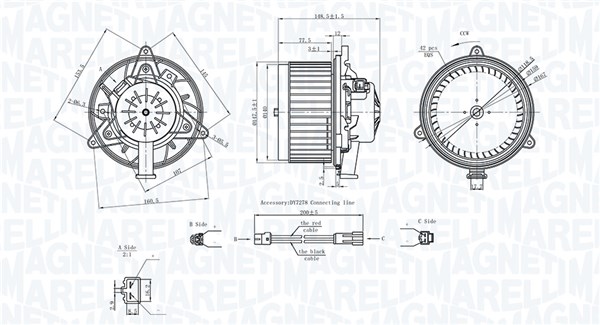 Magneti Marelli Innenraumgebläse 069412742010 Für Opel