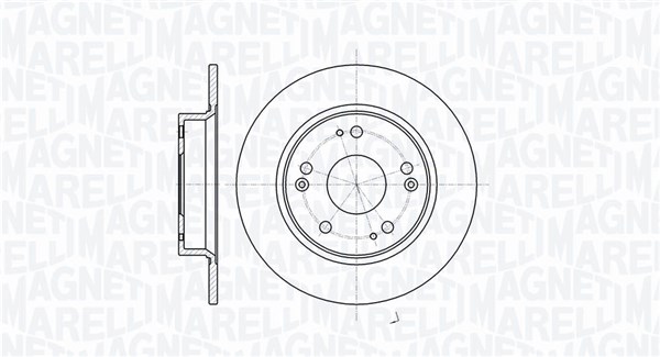 Magneti Marelli Bremsscheibe 361302040723 260Mm 9Mm Für Honda Ciimo
