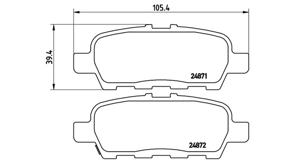 Magneti Marelli Bremsbelagsatz, Scheibenbremse 363700456068 Für Suzuki Nissan (Dfac)