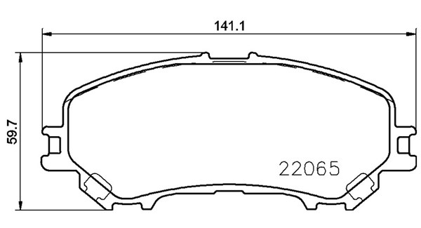 Magneti Marelli Bremsbelagsatz, Scheibenbremse 363700456100 Für Nissan Renault (Dfac)