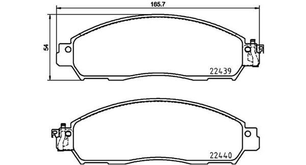 Magneti Marelli Bremsbelagsatz, Scheibenbremse 363700456118 Für Nissan (Dfac)