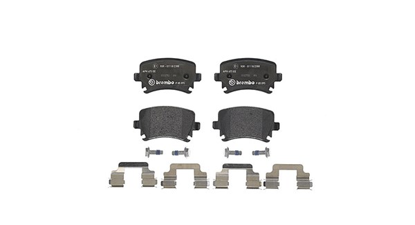 Magneti Marelli Bremsbelagsatz, Scheibenbremse 363700485095 Für Skoda Seat Vw
