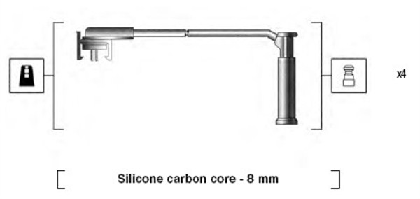 MAGNETI MARELLI Zündleitungssatz 941185270781