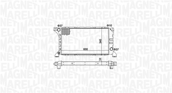 Magneti Marelli Kühler, Motorkühlung 350213193500 Für Ford