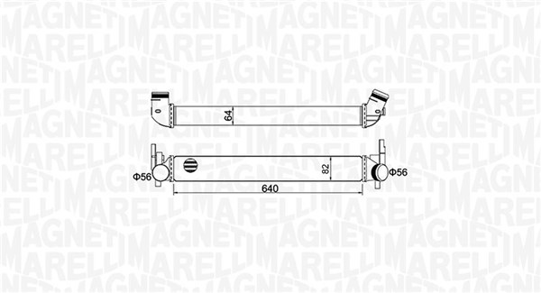 Magneti Marelli Ladeluftkühler 351319204410 Für Vag