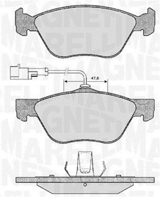 Oem Mm Pf0101 Magneti Marelli Bremsbeläge Vorne - Bild 4