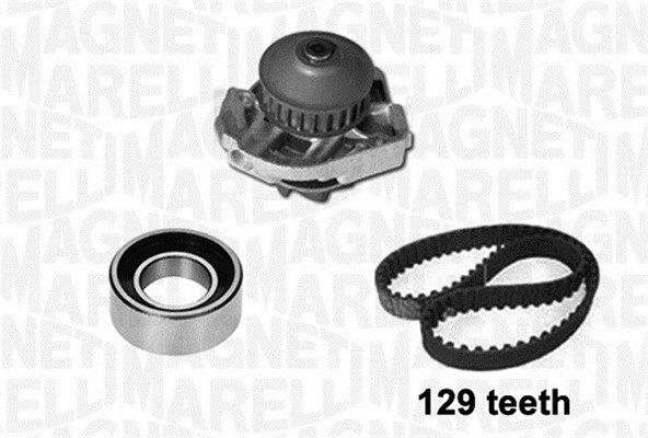Magneti Marelli Wasserpumpe + Zahnriemensatz 341404820001 Für Lancia Fiat