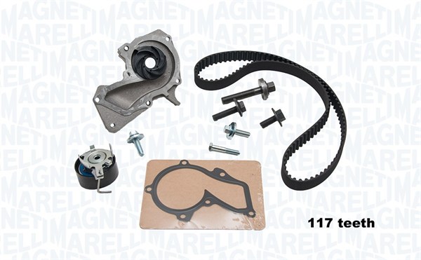 MAGNETI MARELLI Wasserpumpe + Zahnriemensatz 341405780001 für Ford