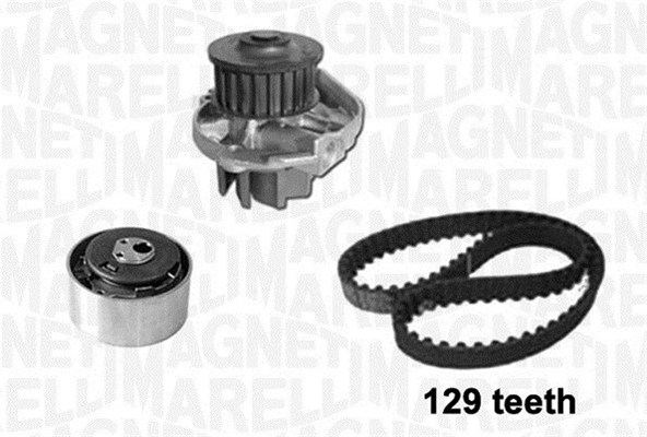 Magneti Marelli Wasserpumpe + Zahnriemensatz 341405810003 Für Lancia Alfa Romeo Fiat