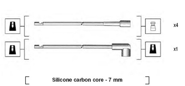 MAGNETI MARELLI Zündleitungssatz 941044110501 für ALFA ROMEO