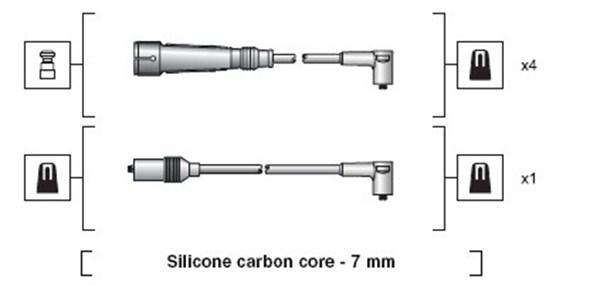 MAGNETI MARELLI Zündleitungssatz 941318111157