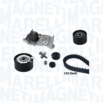 MAGNETI MARELLI Wasserpumpe + Zahnriemensatz 341407070001 für NISSAN RENAULT DACIA