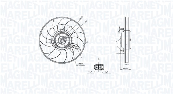 Magneti Marelli Lüfter, Motorkühlung 069422909010 Für Vag