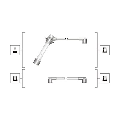 MAGNETI MARELLI Zündleitungssatz 941319170093