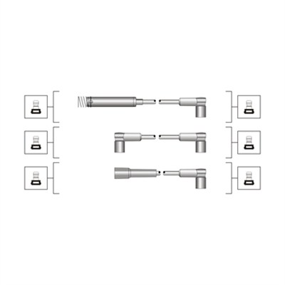 MAGNETI MARELLI Zündleitungssatz 941319170013