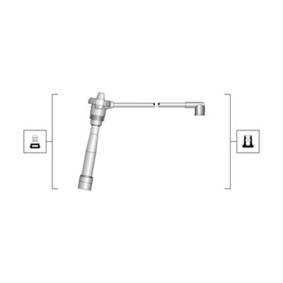 MAGNETI MARELLI Zündleitungssatz 941319170115