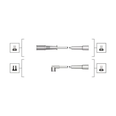 MAGNETI MARELLI Zündleitungssatz 941319170066