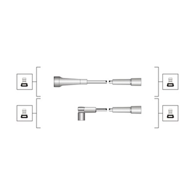 MAGNETI MARELLI Zündleitungssatz 941319170097