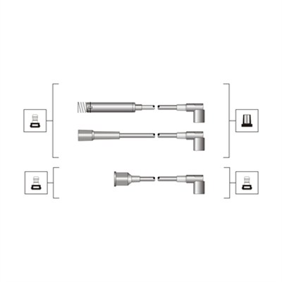 MAGNETI MARELLI Zündleitungssatz 941319170009