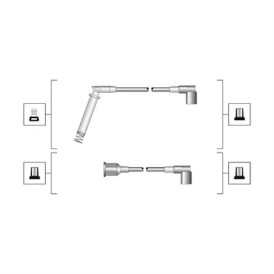 MAGNETI MARELLI Zündleitungssatz 941319170045