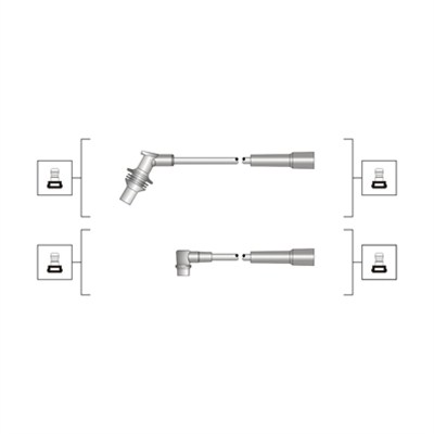 MAGNETI MARELLI Zündleitungssatz 941319170030