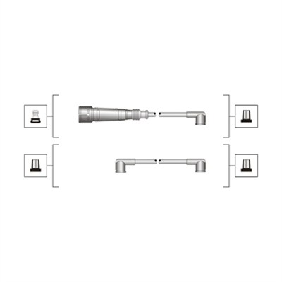 MAGNETI MARELLI Zündleitungssatz 941319170065