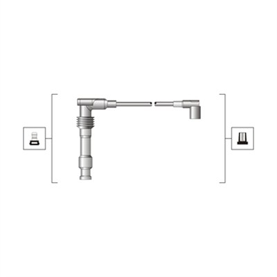 MAGNETI MARELLI Zündleitungssatz 941319170015