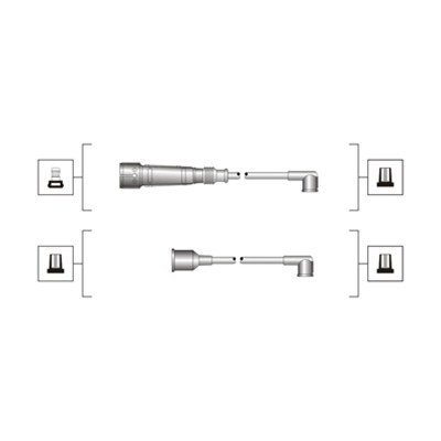 MAGNETI MARELLI Zündleitungssatz 941319170023