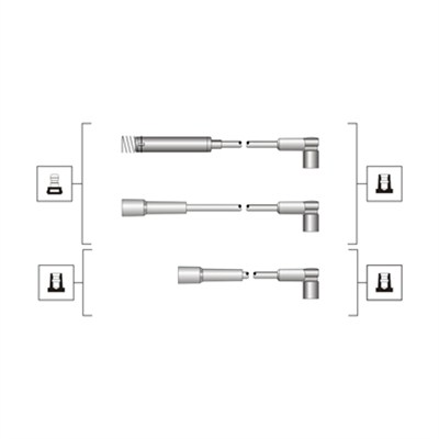 MAGNETI MARELLI Zündleitungssatz 941319170072