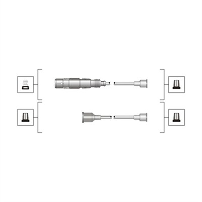 MAGNETI MARELLI Zündleitungssatz 941319170036