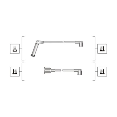 MAGNETI MARELLI Zündleitungssatz 941319170058